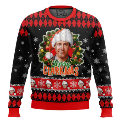 Merry Clarkmas National Lampoon's Vacation Ugly Christmas Sweater