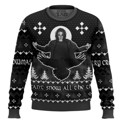 Merry Crowmas The Crow Ugly Christmas Sweater