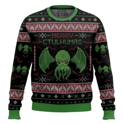 Merry Cthulhumas! Cthulhu Ugly Christmas Sweater