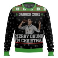 Hooktab Merry Drunk I'm Christmas Sterling Archer Ugly Christmas Sweater