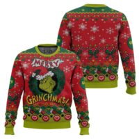Hooktab Merry Grinchmas The Grinch Ugly Christmas Sweater