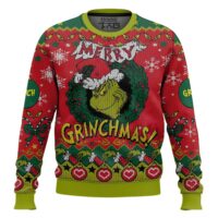 Hooktab Merry Grinchmas The Grinch Ugly Christmas Sweater
