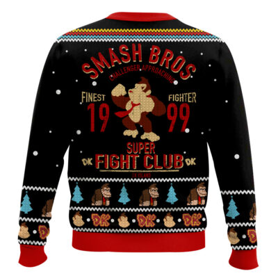 Hooktab Merry Kongmas Donkey Kong Ugly Christmas Sweater