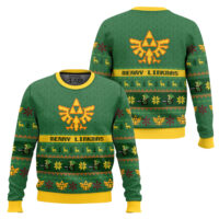 Hooktab Merry Linkmas Zelda Ugly Christmas Sweater