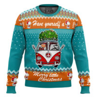 Hooktab Merry Little Christmas The Charlie Brown and Snoopy Show Ugly Christmas Sweater
