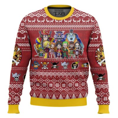 Merry Mugiwara Pirates One Piece Ugly Christmas Sweater