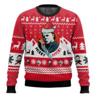Hooktab Merry Myers Halloween Ugly Christmas Sweater