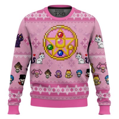 Merry Senshi Christmas Sailor Moon Ugly Christmas Sweater