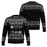 Hooktab Merry Sith-mas Darth Vader Star Wars Ugly Christmas Sweater