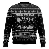 Hooktab Merry Sith-mas Darth Vader Star Wars Ugly Christmas Sweater