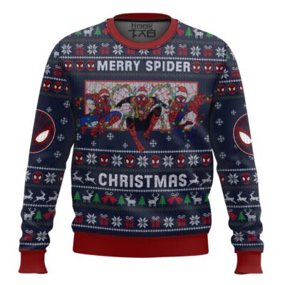 Merry Spider Christmas Spider-man Ugly Christmas Sweater