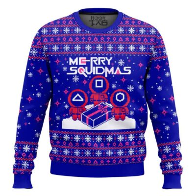 Merry Squidmas Squid Game Ugly Christmas Sweater