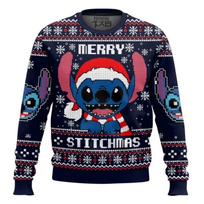 Merry Stitchmas Lilo And Stitch Ugly Christmas Sweater