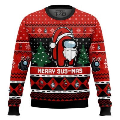 Merry Sus-Mas Among Us Ugly Christmas Sweater