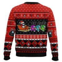 Hooktab Merry Sus-Mas Among Us Ugly Christmas Sweater