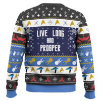 Hooktab Merry Trekmas Star Trek Ugly Christmas Sweater