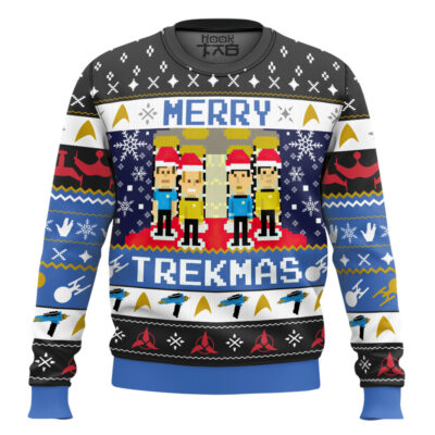 Merry Trekmas Star Trek Ugly Christmas Sweater