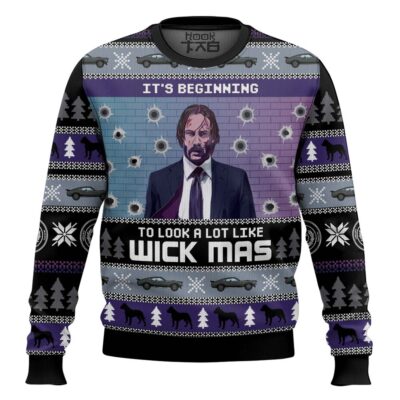 Merry Wick-mas John Wick Ugly Christmas Sweater