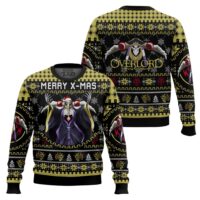 Hooktab Merry X-mass Ainz Ooal Gown Overlord Ugly Christmas Sweater