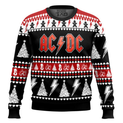 Merry Xmas AC/DC Ugly Christmas Sweater
