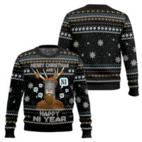 Hooktab Merry Xmas And Happy Ni Year Monty Python Ugly Christmas Sweater