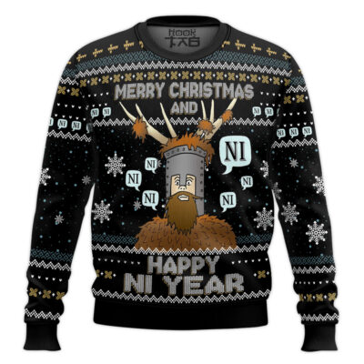 Merry Xmas And Happy Ni Year Monty Python Ugly Christmas Sweater