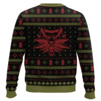Hooktab Merry Xmas And Toss A Coin The Witcher Ugly Christmas Sweater