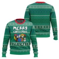 Hooktab Merry Xmas Friends Ugly Christmas Sweater