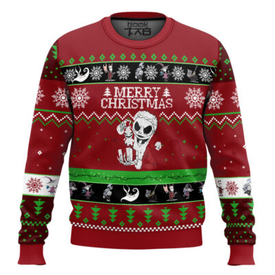 Merry Xmas Jack Skellington Ugly Christmas Sweater