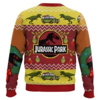 Hooktab Merry Xmas Jurassic Park Ugly Christmas Sweater