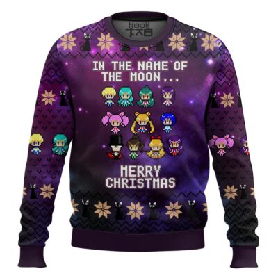 Merry Xmas Sailor Moon Ugly Christmas Sweater