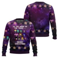 Hooktab Merry Xmas Sailor Moon Ugly Christmas Sweater