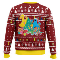 Hooktab Merry Xmas Sesame Street Ugly Christmas Sweater