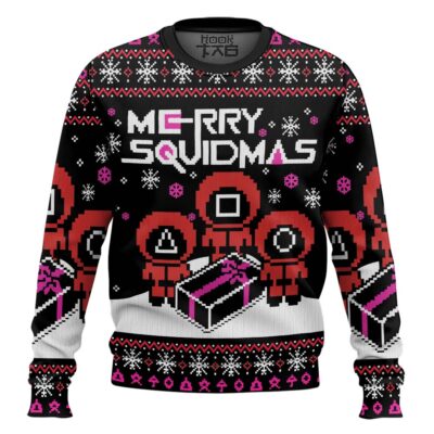 Merry Xmas Squid Game Ugly Christmas Sweater
