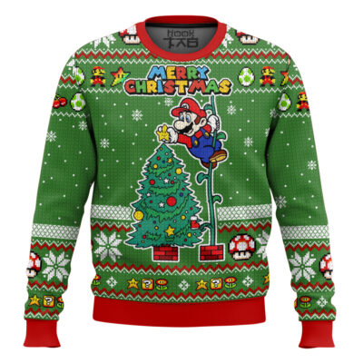 Merry Xmas Super Mario Ugly Christmas Sweater