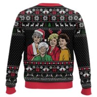 Hooktab Merry Xmas The Golden Girls Ugly Christmas Sweater