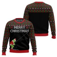 Hooktab Merry Xmas The Grinch Ugly Christmas Sweater
