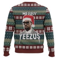 Hooktab Merry Yeezus Kanye West Ugly Christmas Sweater