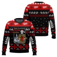 Hooktab Michael Myer Have A killer Christmas Ugly Christmas Sweater