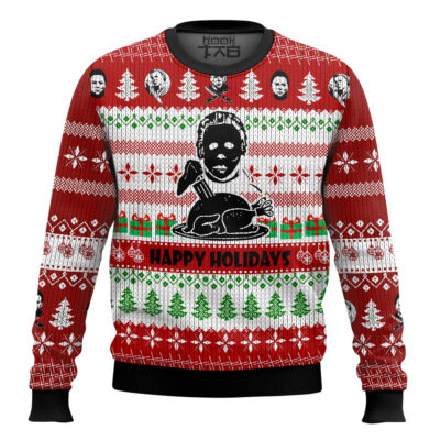 Michael Myers Happy Holidays Ugly Christmas Sweater