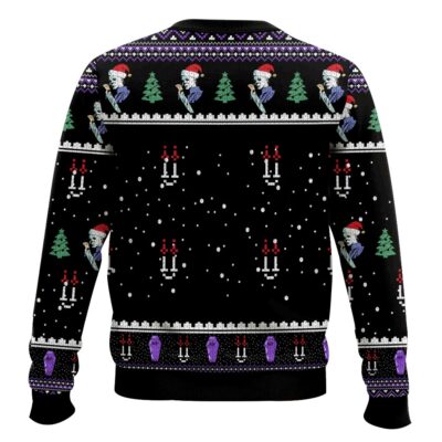 Hooktab Michael Myers Have A Creepy Xmas Ugly Christmas Sweater