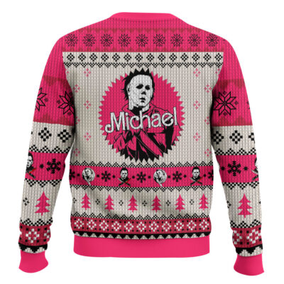 Hooktab Michael Myers His Hair Looks Sexy Pushed Back Ugly Christmas Sweater