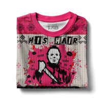 Hooktab Michael Myers His Hair Looks Sexy Pushed Back Ugly Christmas Sweater