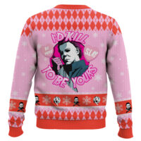 Hooktab Michael Myers Pink Halloween Ugly Christmas Sweater