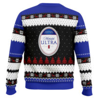Hooktab Michelob Ultra Beer It's Not A Dad Bod It's A Father Figure Ugly Christmas Sweater