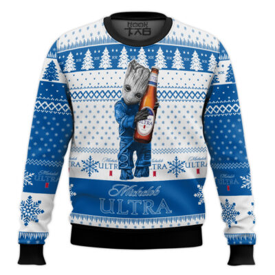 Michelob Ultra Groot Ugly Christmas Sweater