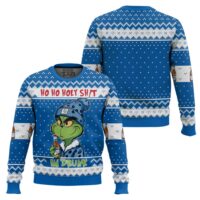 Hooktab Michelob Ultra, Ho Ho Holy Sh!t I'm Drunk Grinch Ugly Christmas Sweater