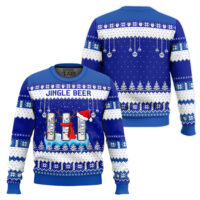 Hooktab Michelob Ultra Jingle Beer Ugly Christmas Sweater
