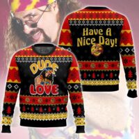 Hooktab Mick Foley Dude Love WWE Ugly Christmas Sweater