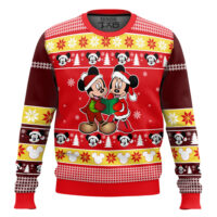 Hooktab Mickey And Minnie Ugly Christmas Sweater